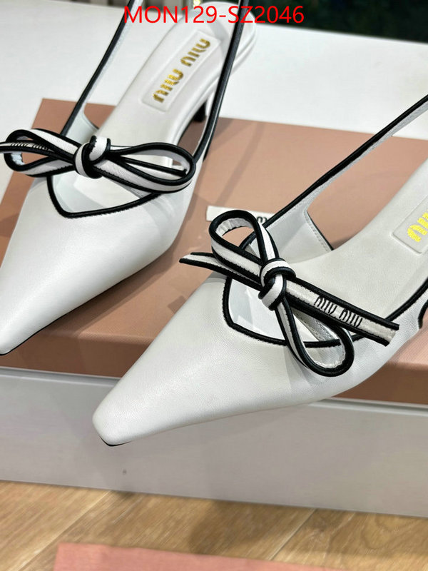 Women Shoes-Miu Miu 1:1 replica ID: SZ2046 $: 129USD
