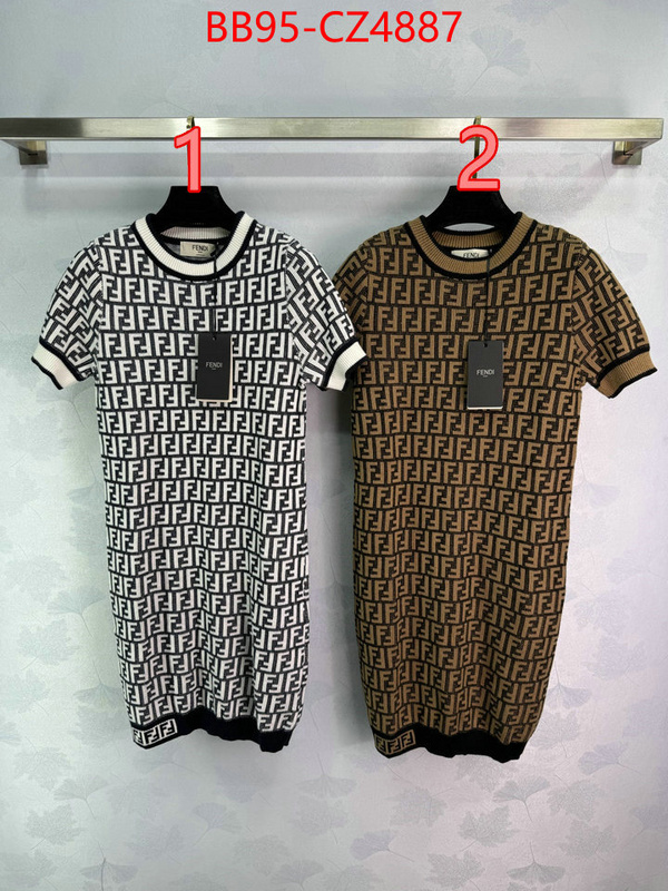 Clothing-Fendi sellers online ID: CZ4887 $: 95USD
