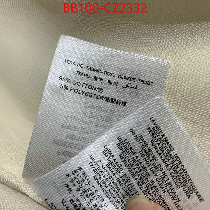 Clothing-Gucci wholesale sale ID: CZ2332 $: 100USD