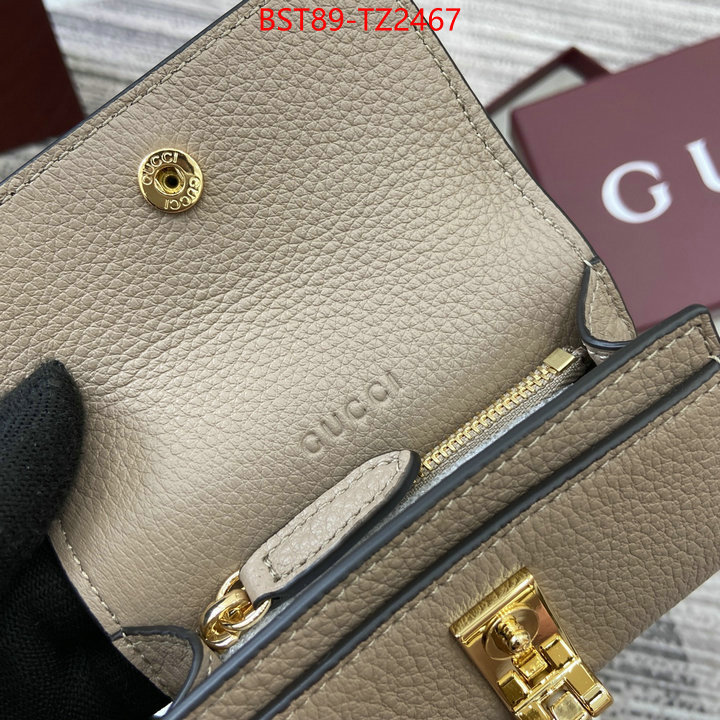 Gucci Bags(TOP)-Wallet- where could you find a great quality designer ID: TZ2467 $: 89USD,