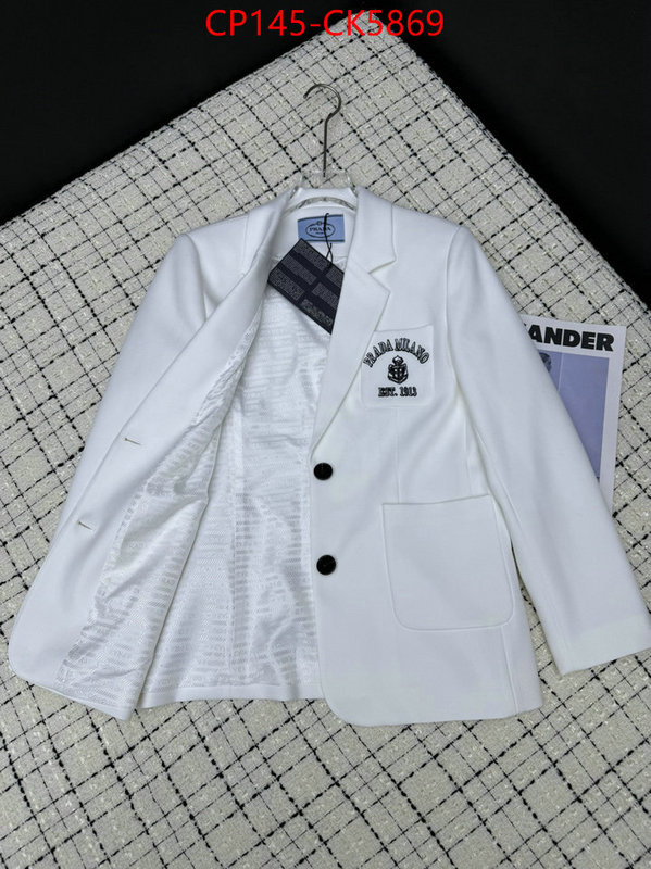 Clothing-Prada only sell high-quality ID: CK5869 $: 145USD