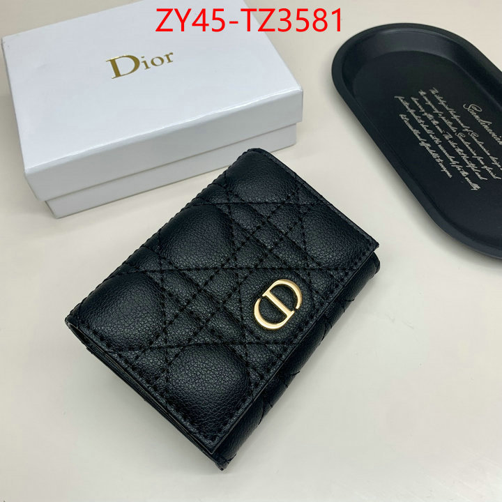 Dior Bags(4A)-Wallet- high quality aaaaa replica ID: TZ3581 $: 45USD,