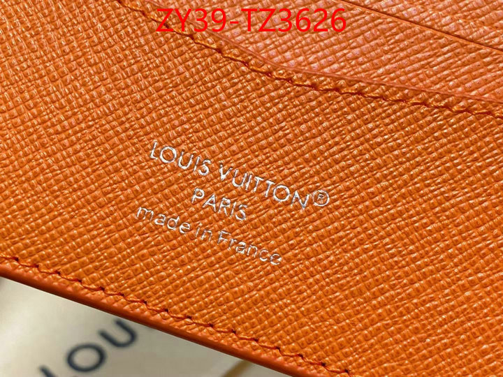 LV Bags(4A)-Wallet what's best ID: TZ3626 $: 39USD,