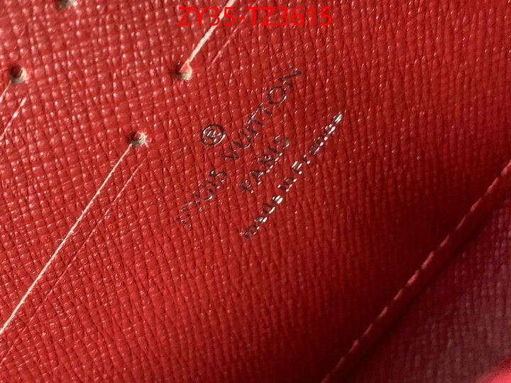 LV Bags(4A)-Wallet aaaaa replica ID: TZ3615 $: 35USD,