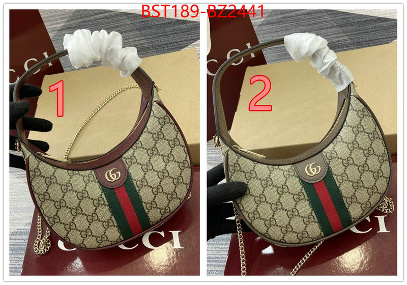 Gucci Bags(TOP)-Crossbody- replica best ID: BZ2441 $: 189USD,
