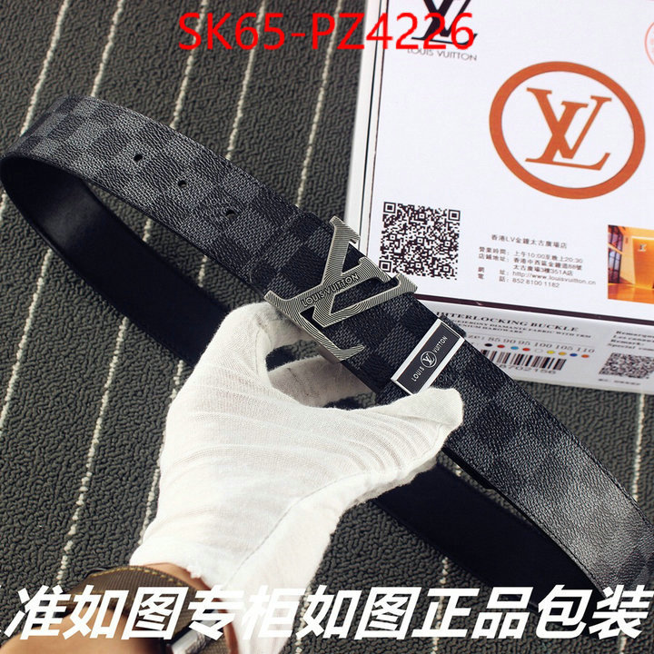 Belts-LV luxury cheap ID: PZ4226 $: 65USD
