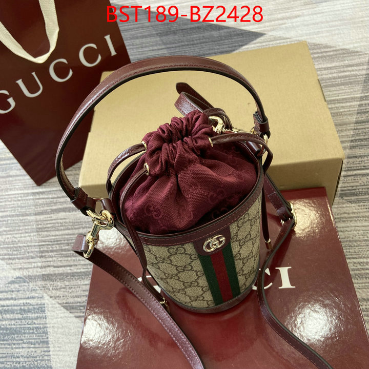 Gucci Bags(TOP)-Bucket bag- the highest quality fake ID: BZ2428 $: 189USD,