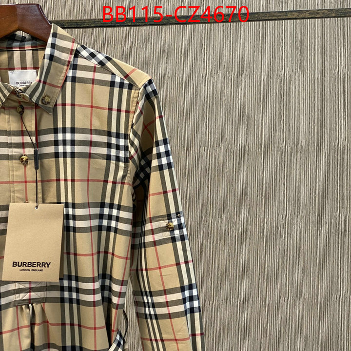 Clothing-Burberry the best quality replica ID: CZ4670 $: 115USD