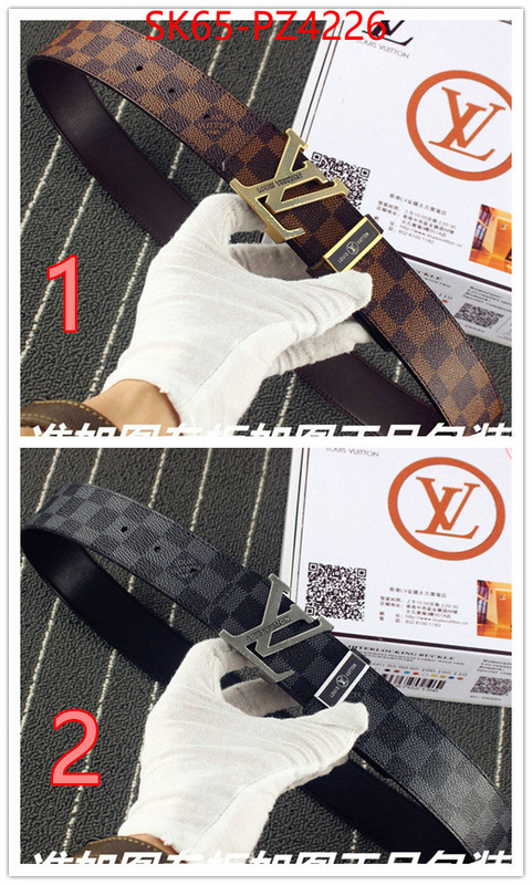 Belts-LV luxury cheap ID: PZ4226 $: 65USD
