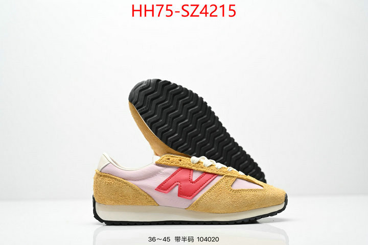 Men Shoes-New Balance where can you buy replica ID: SZ4215 $: 75USD