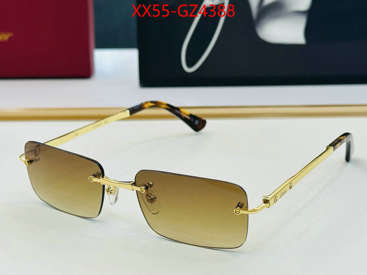 Glasses-Cartier top grade ID: GZ4388 $: 55USD