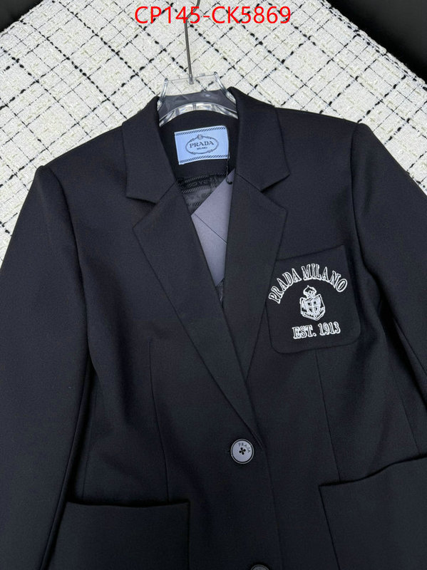 Clothing-Prada only sell high-quality ID: CK5869 $: 145USD
