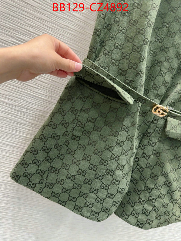 Clothing-Gucci top 1:1 replica ID: CZ4892 $: 129USD