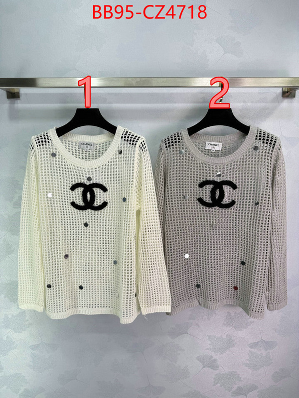 Clothing-Chanel 1:1 ID: CZ4718 $: 95USD