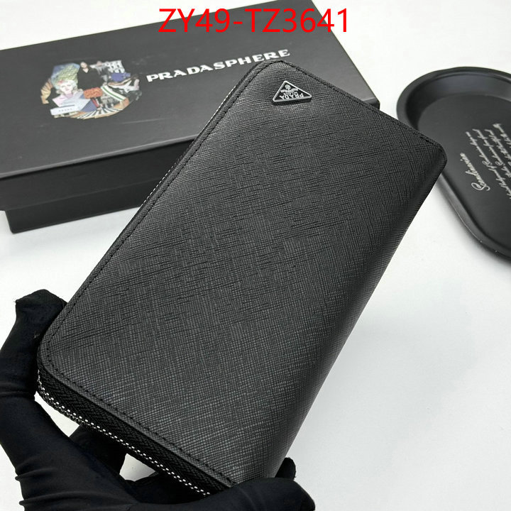 Prada Bags(4A)-Wallet aaaaa customize ID: TZ3641 $: 49USD,