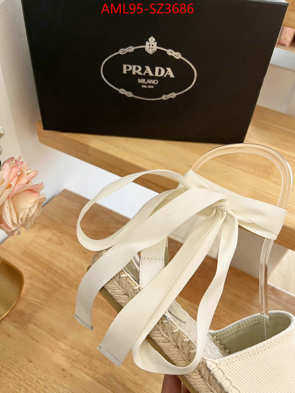Women Shoes-Prada good quality replica ID: SZ3686 $: 95USD