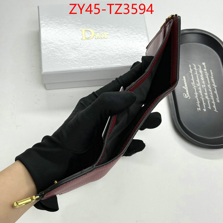 Dior Bags(4A)-Wallet- replica 1:1 ID: TZ3594 $: 45USD,