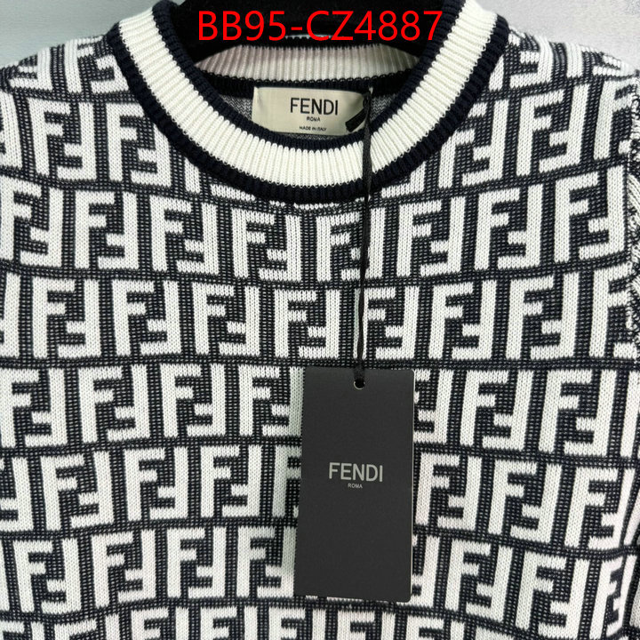 Clothing-Fendi sellers online ID: CZ4887 $: 95USD