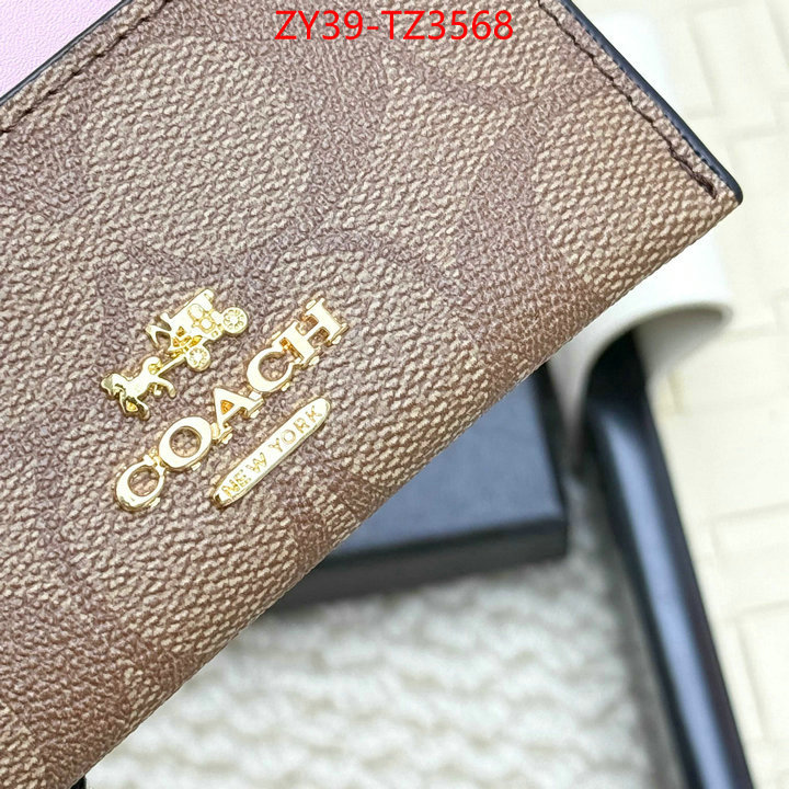 Coach Bags(4A)-Wallet high quality replica ID: TZ3568 $: 39USD,