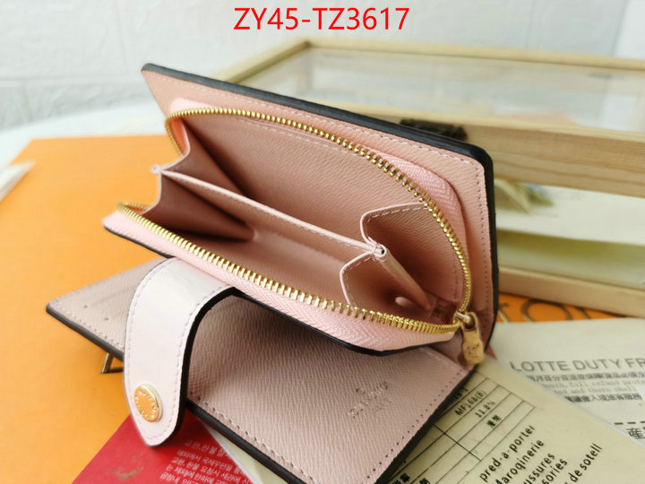 LV Bags(4A)-Wallet designer ID: TZ3617 $: 45USD,
