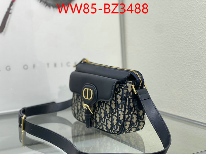 Dior Bags(4A)-Crossbody- for sale cheap now ID: BZ3488 $: 85USD,