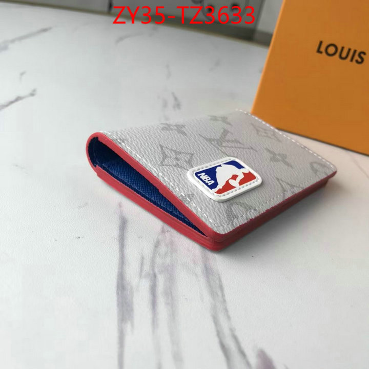 LV Bags(4A)-Wallet fake high quality ID: TZ3633 $: 35USD,