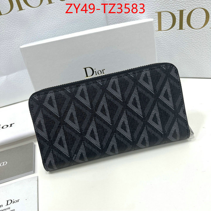 Dior Bags(4A)-Wallet- fake cheap best online ID: TZ3583 $: 49USD,