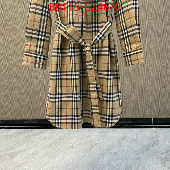 Clothing-Burberry the best quality replica ID: CZ4670 $: 115USD