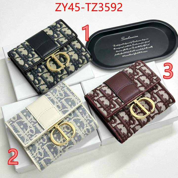 Dior Bags(4A)-Wallet- top quality website ID: TZ3592 $: 45USD,