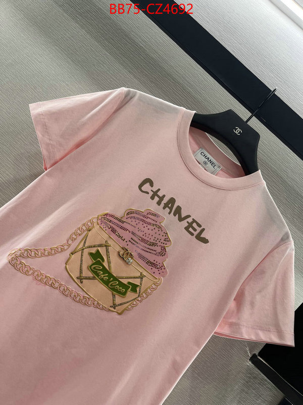 Clothing-Chanel fashion designer ID: CZ4692 $: 75USD