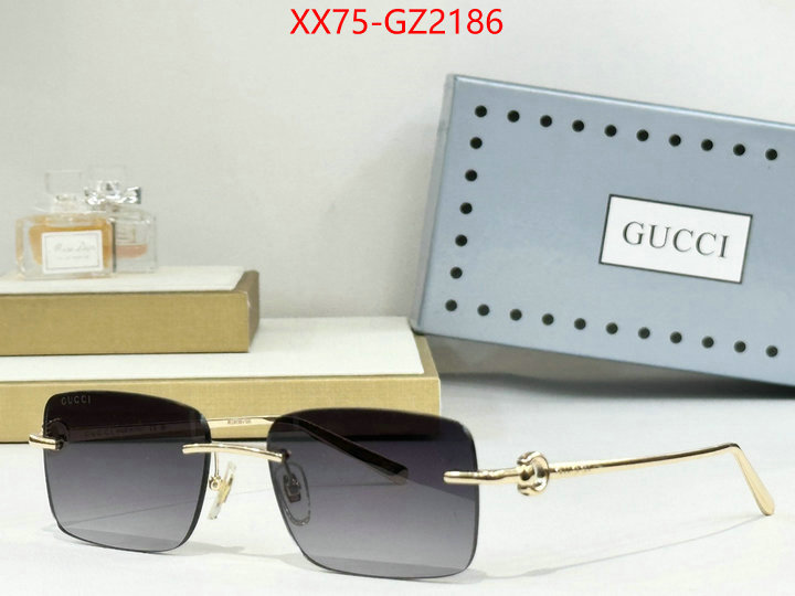 Glasses-Gucci 2024 aaaaa replica 1st copy ID: GZ2186 $: 75USD