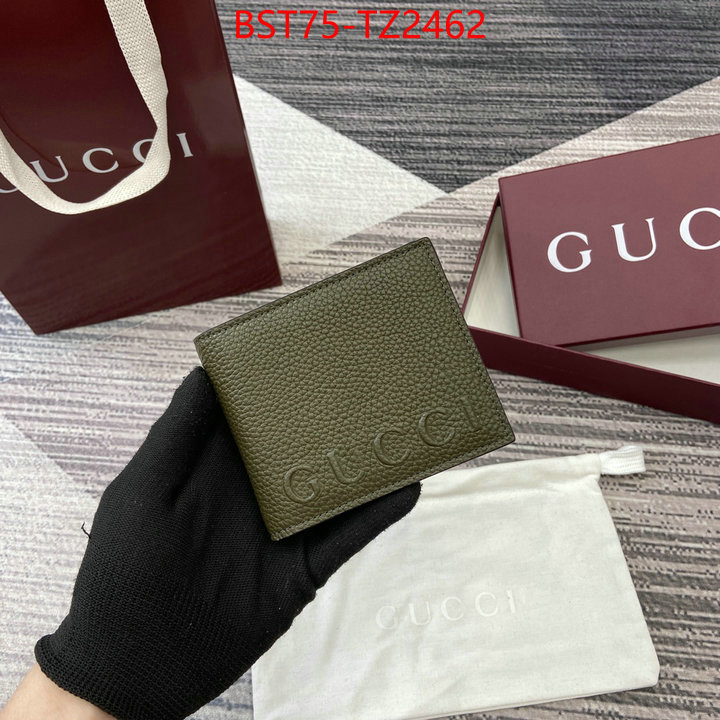 Gucci Bags(TOP)-Wallet- can you buy knockoff ID: TZ2462 $: 75USD,