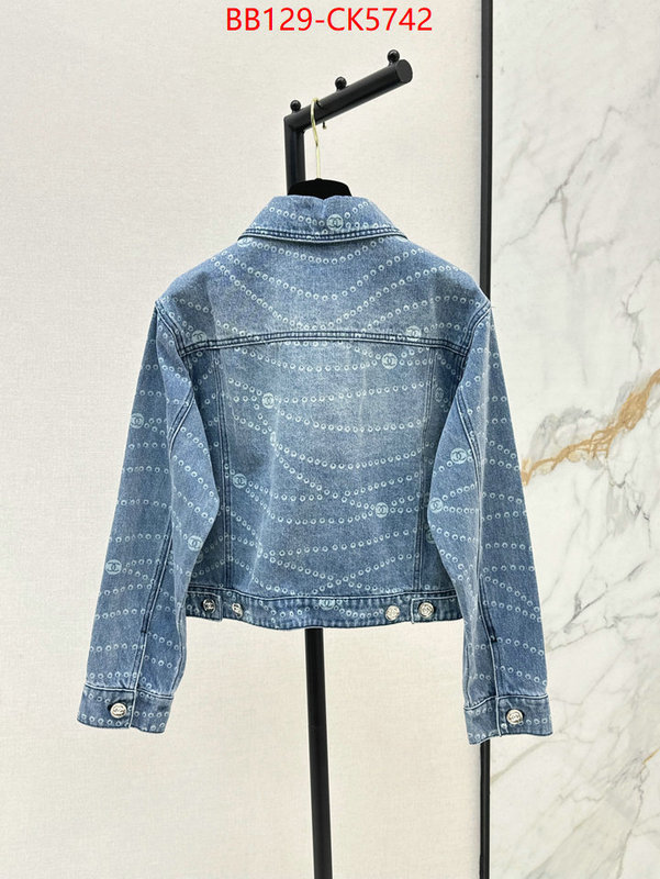 Clothing-Chanel high quality 1:1 replica ID: CK5742 $: 129USD