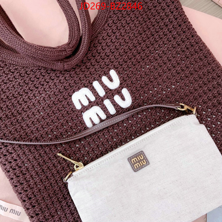 Miu Miu Bags(TOP)-Handbag- 7 star quality designer replica ID: BZ2846 $: 269USD,
