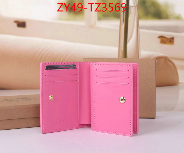 Coach Bags(4A)-Wallet what ID: TZ3569 $: 49USD,