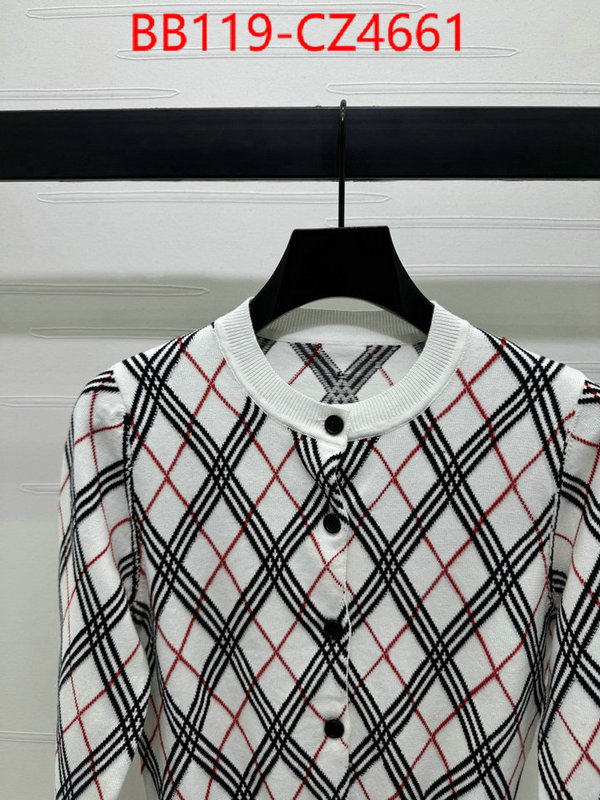 Clothing-Burberry how to buy replcia ID: CZ4661 $: 119USD