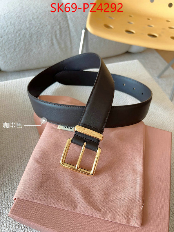 Belts-MIU MIU buy aaaaa cheap ID: PZ4292 $: 69USD