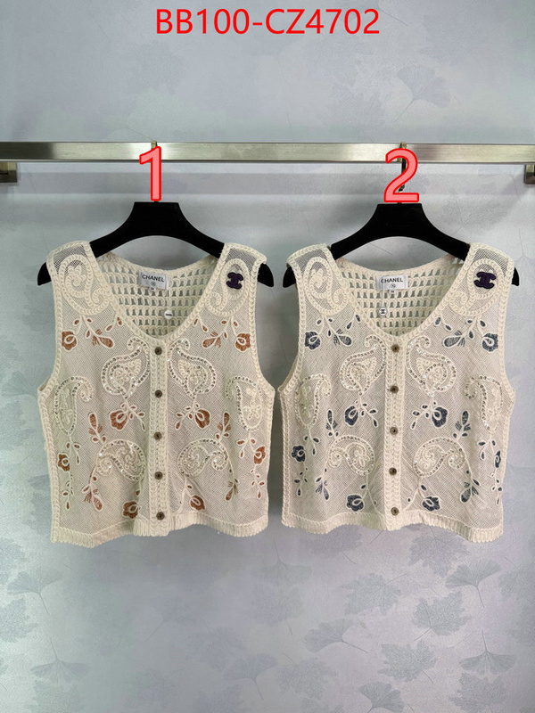 Clothing-Chanel designer 1:1 replica ID: CZ4702 $: 100USD