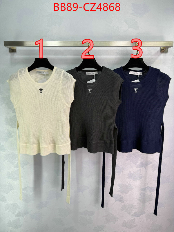 Clothing-Dior aaaaa+ quality replica ID: CZ4868 $: 89USD