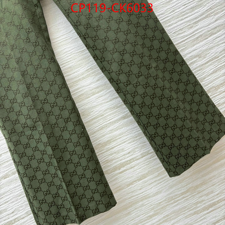 Clothing-Gucci how to start selling replica ID: CK6033 $: 119USD