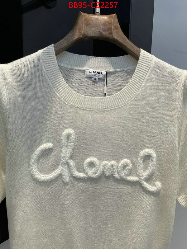 Clothing-Chanel quality aaaaa replica ID: CZ2257 $: 95USD