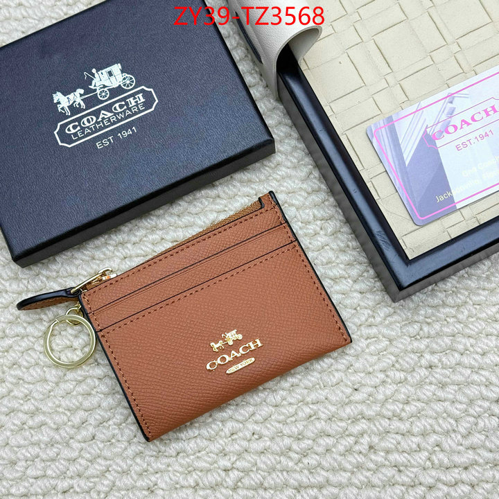 Coach Bags(4A)-Wallet high quality replica ID: TZ3568 $: 39USD,