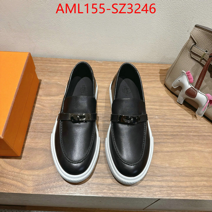 Men Shoes-Hermes replica wholesale ID: SZ3246 $: 155USD