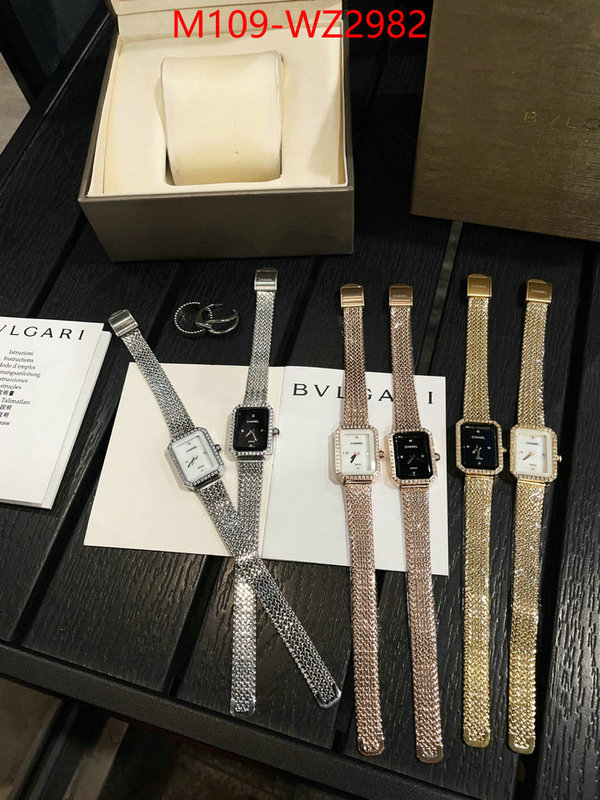 Watch(4A)-Chanel designer replica ID: WZ2982 $: 109USD