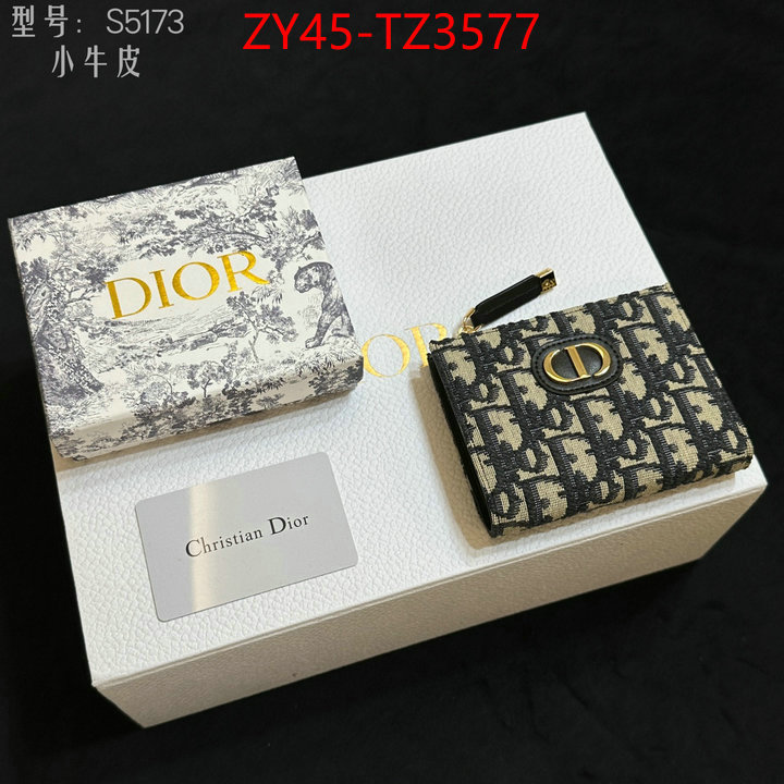 Dior Bags(4A)-Wallet- the highest quality fake ID: TZ3577 $: 45USD,