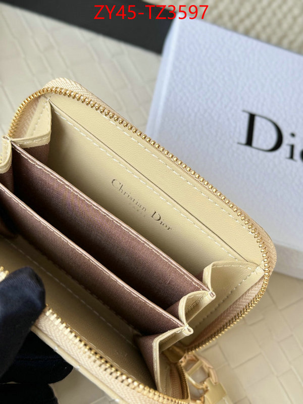 Dior Bags(4A)-Wallet- new designer replica ID: TZ3597 $: 45USD,