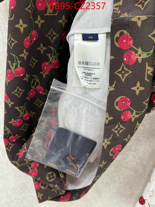 Clothing-LV top perfect fake ID: CZ2357 $: 95USD