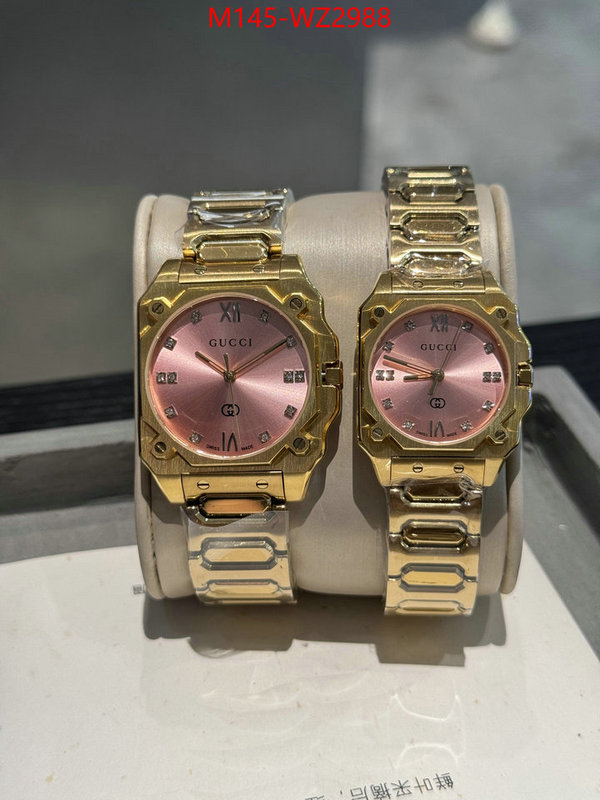 Watch(4A)-Gucci aaaaa+ quality replica ID: WZ2988 $: 145USD