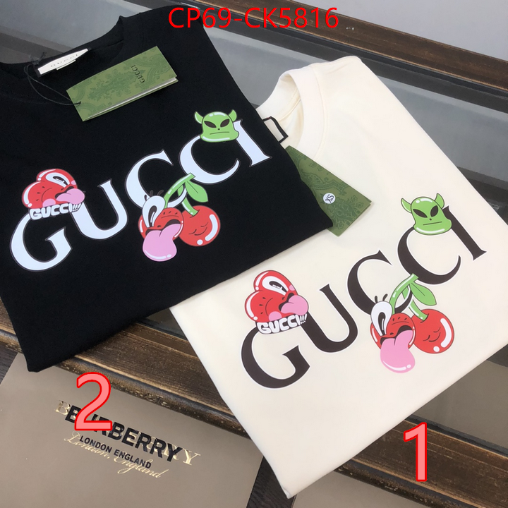 Clothing-Gucci outlet sale store ID: CK5816 $: 69USD