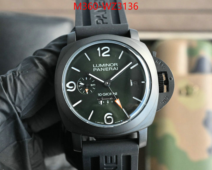 Watch(TOP)-Panerai where can i buy the best quality ID: WZ3136 $: 360USD